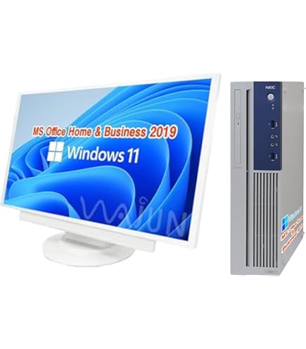NEC デスクトップPCと液晶モニターセット Amazon.co.jp: 【整備済み品】NEC デスクトップPC MK32/22型液晶