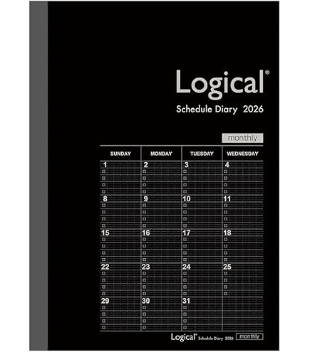 Amazon.co.jp: ロジカルダイアリー 2025年 月間ノートタイプB／A5