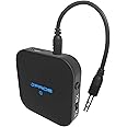【１分で簡単セットアップｘ 低遅延（音と映像がズレない） 】(JPRiDE) JPT1 Bluetooth ver 5.0 超小型 トランスミッター & レシーバー (受信機 + 送信機 一台二役) APT-X LL 対応 送受信両対応 CDクオリテ