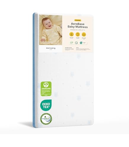 Restorology SnuzPod 4 Babybedmatras - Extra dikke en zachte schuimmatras met antibacteriële afneembare hoes, aanbevolen ondersteuning door experts voor pasgeborenen, wit | Maat: 40 cm x 75,5 cm Restorology SnuzPod 4 Babybedmatras - Extra dikke en zachte schuimmatras met antibacteriële afneembare hoes, aanbevolen ondersteuning door experts voor pasgeborenen, wit | Maat: 40 cm x 75,5 cm