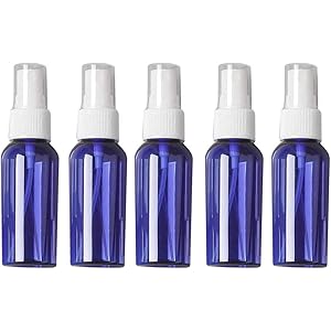 Vifflyスプレーボトル 遮光 アルコール対応 スプレー容器 空容器 霧吹き 詰替ボトル ブルー 50ml 5本セット Vifflyスプレーボトル 遮光 アルコール対応 スプレー容器 空容器 霧吹き 詰替ボトル ブルー 50ml 5本セット