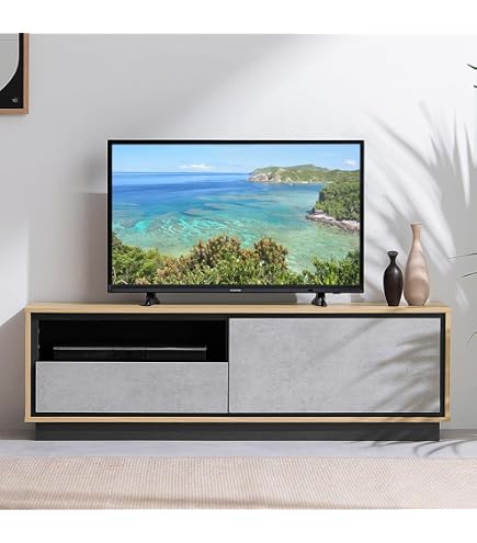 Amazon｜テレビ台 おしゃれ モダン ローボード 収納付き AVボード 幅