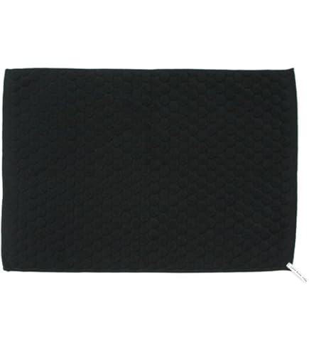 Amazon | [テクラ]バスマット 70X50cm BATH MATS (BLACK(ブラック