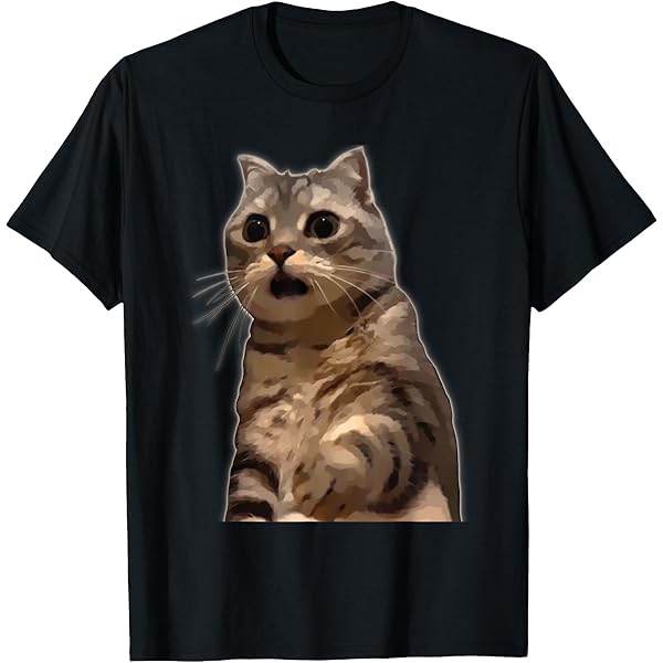 Amazon | Oiia Oiia 猫 面白い 回転する猫 ミーム Tシャツ | T