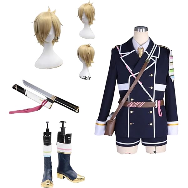 Amazon.co.jp: 刀剣乱舞 包丁藤四郎 風 ウィッグ キャラウィッグ 美容