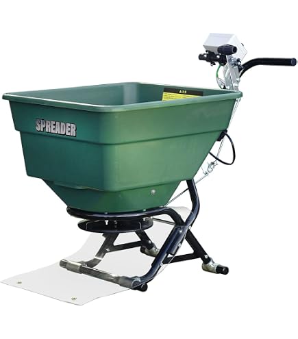 Amazon.co.jp: トラクター肥料散布機、265ポンドATV放送スプレッダー 