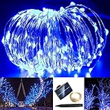 Solarmks TS-1150 1800mAH 150 LED Copper Wire Starry String Lights, Blue [並行輸入品]