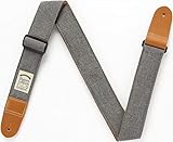 Ibanez アイバニーズ シンプルさにこだわりのデザイン性を備えたギター・ベース用ストラップ (デニム調チャコールグレイ) DCS50D-CGY