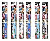 エビス 歯ブラシ トミカ ハブラシ 3~6才 6本組 (色おまかせ)