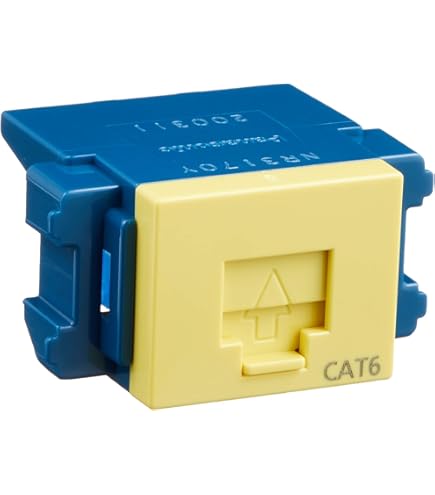 Amazon.co.jp: パナソニック ぐっとす情報モジュラジャックLAN表示付