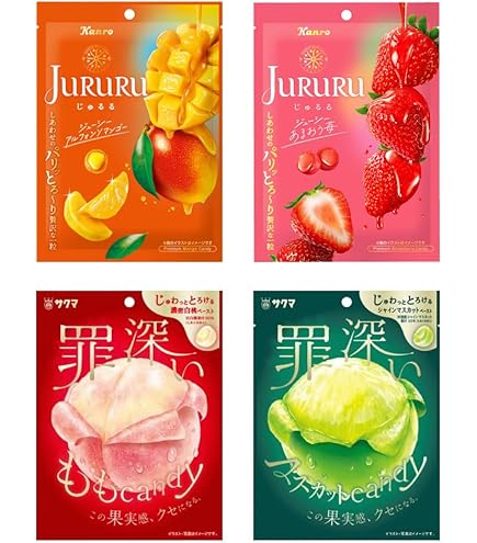 カンロ じゅるる JURURU ジューシーシャインマスカット　60袋 Amazon | 【じゅるるマスカット】Kanro カンロ じゅるる シャイン