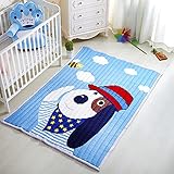 meetbelify Baby Care Play Matクロールマットコットン厚みカーペット滑り止め 55"x79" M145