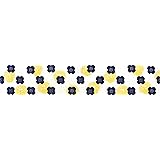 オカトー 拭ける北欧風キッチンマット 45×240cm レトロフラワー