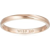 人気WISPウィスプのK10ゴールドリング ウィスプ]WISP 10金ピンクゴールドリング（DCPWP606