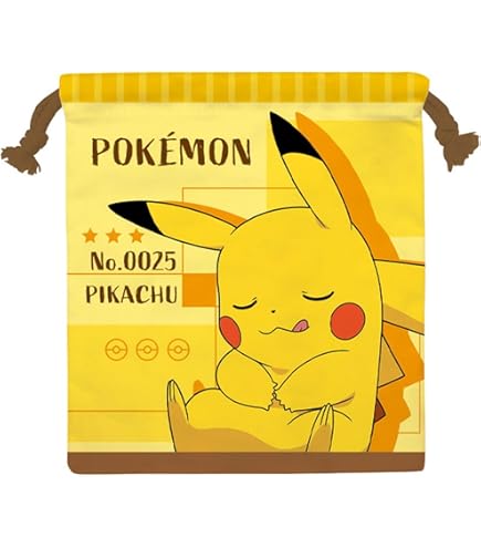 Amazon.co.jp: ティーズファクトリー ポケットモンスター フラット巾着