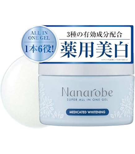 Amazon.co.jp: ナナローブ スーパー オールインワンジェル 薬用 美白