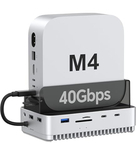 Amazon.co.jp: Minisopuru MINI4MAX Mac mini M4ドック 4K@60Hz HDMI