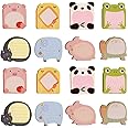 CUGBO 付箋 かわいい 動物 16個セット 強粘着 ノート メモ帳 手帳 メモ用紙 ふせん メッセージカード 文房具 超徳用 320枚 (タイプ1)