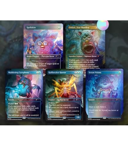 furby mtg cards MTG Decks & More Compatible with Furby: MTG Secret Lair: Secret Lair x Furby:  Doo-ay NOO-lah​ (Foil Edition) : Amazon.com.au: Toys & Games