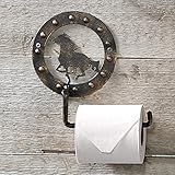 Western Horseメタルトイレ用紙Westernホルダー – 素朴なバスアクセサリー