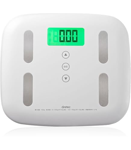 Amazon | dretec(ドリテック) 体重計 体組成計 ヘルスメーター ボディ