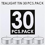 カメヤマキャンドルハウス キャンドルアルミカップ 30個入(ティーライトティン)