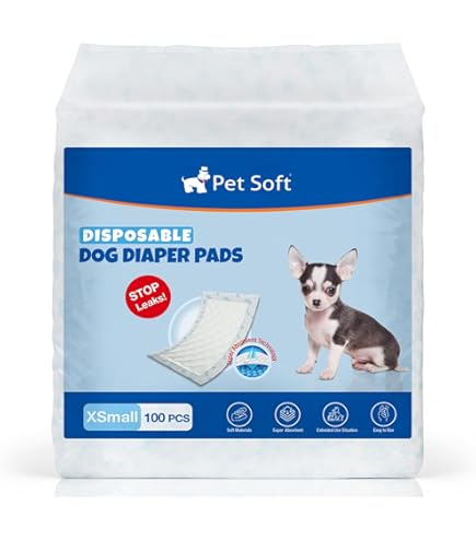 Amazon | 犬用おむつパッド 男の子 女の子兼用マナーパッド 100枚入