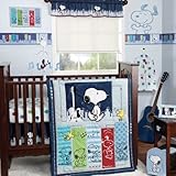 Bedtime Originals Hip Hop Snoopy 3 Piece Crib Bedding Set, Blue by Bedtime Originals [並行輸入品]