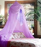Purple Chiffon Furbelow Princess Bed Canopy By SID by Sid Trading [並行輸入品]