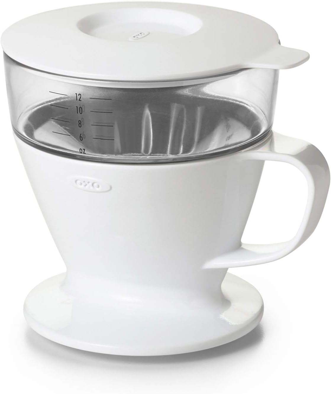 OXO オートドリップ コーヒーメーカー ホワイト 1~2杯用 360ml | オクソー,コーヒードリッパー,台形フィルター,食洗機対応,時短,簡単,NY発,ユニバーサルデザイン