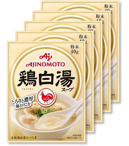 Amazon.co.jp: 味の素 KK 鶏白湯スープ 40g 袋 : 食品・飲料・お酒
