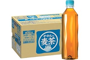 コカ・コーラ やかんの麦茶 from 爽健美茶 ラベルレス 410mlPET ×24本