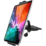 woleyi CDスロット 車載 タブレット ホルダー 360度回転可 車 CDプレーヤー スマホ タブレットスタンド iPad Pro 11 10.5 9.7 / Air Mini 5 4 3 2 / iPhone 12 / 12 Pro / 11
