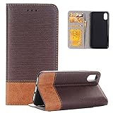iPhone 8 Plus多機能ケース、SIMPLE DO　高級PUレザー　スタンド機能　保護ケース　軽量　リッチー模様　財布型　iPhone 8 Plus対応(ブラウン)