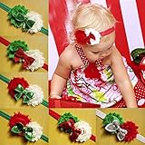 Tovadoo ヘアバンド 子供用 女の子 クリスマス髪飾り 6色 キュート おしゃれ パーティー ダンス イベント用 0.5-3歳(ランダム出荷)