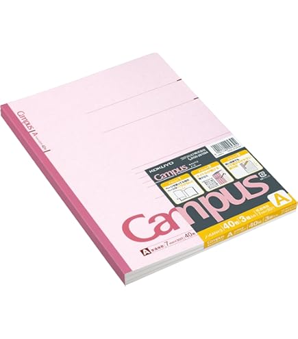 Amazon | コクヨ キャンパスノート A4 A罫7mm 30枚×5冊
