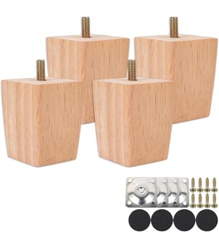 Amazon.co.jp: LBBZJM 家具用木製ソファ脚交換用セット、M8（8mm）6