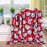 (Owl) - Ultra Soft Holiday Fleece Blanket (130cm x 150cm) - Owl