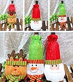 Weitis（TM）3pcsの/ホーム2016かわいい人形ナビダドレッドサンタクロースワインバッグクリスマスの飾りのためにクリスマスの装飾を設定しました