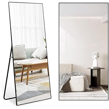 額縁付き 鏡❤︎メイク　ミラー　鏡台　ブラック 鏡 - Amazon.co.jp