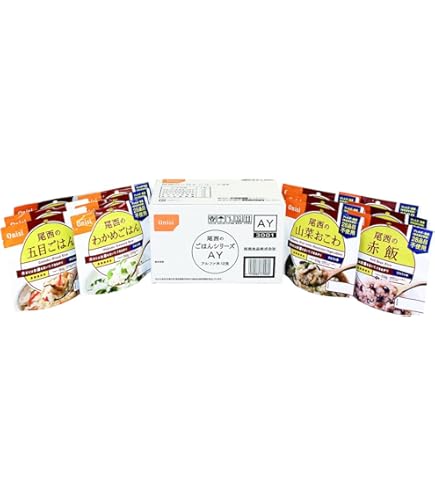 Amazon | 尾西食品 アルファ米 炊き出しセット 赤飯 50食分 非常食