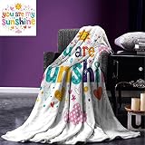 smallbeefly Quote Throw Blanket抽象on the Cross Scenery withメッセージのインスピレーションBibleカトリックFaith Belief暖かいマイ