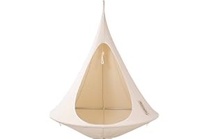 CACOON(カクーン) テント型ハンモック ナチュラルホワイト シングルサイズ (~200kg) SW1