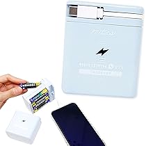 Amazon | ≪乾電池8本まで対応！≫ mitas 乾電池式モバイルバッテリー