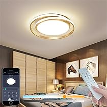 【新品】 LEDシーリングライト ゴールド リモコン付き スマホ制御可能 14畳 Amazon.co.jp : LED シーリングライト 14畳 APP遠隔制御 無段階