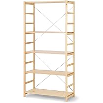 Amazon｜無印良品 パイン材ユニットシェルフ 幅86×奥行50×高さ175.5cm