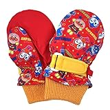 アンパンマン ミトン手袋 笛つき 防寒 雪遊び 雪用手袋 通園 スキー手袋 子供用 冬物 fo-an21550 レッド