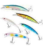 Amazon.co.jp: SOYANGNEK ルアー フローティングミノー 5色 7.8mm 6g