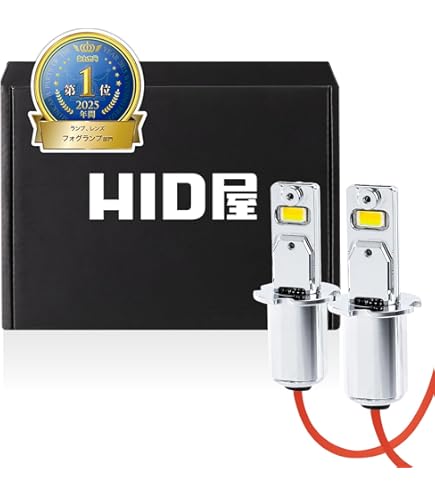 Amazon | HID屋 H4 LED ヘッドライト フォグランプ 49600cd(カンデラ