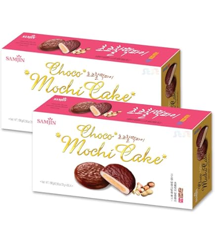 チョコパイ Amazon | SAMJIN チョコもちパイ 186g(6P) 3個セット / 餅パイ